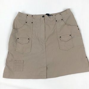 Jamie Sadock Golf Skort Skirt Dz 6 khaki